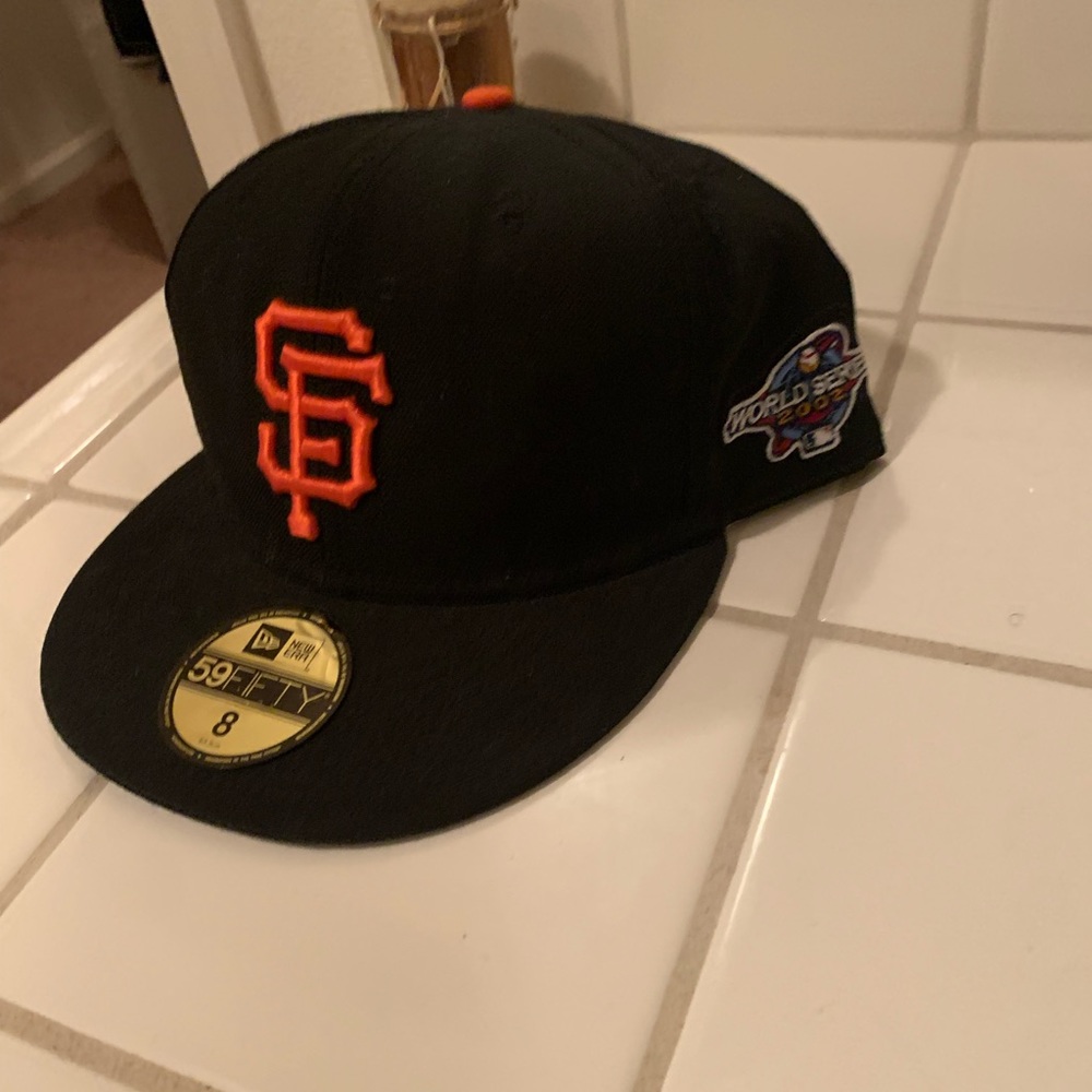 San Francisco Giants New Era Black 2002 World Series 59FIFTY Fitted Hat